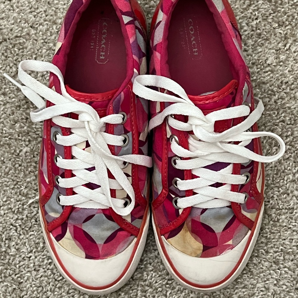 Coach Women's Multicolor Patterned Sneakers